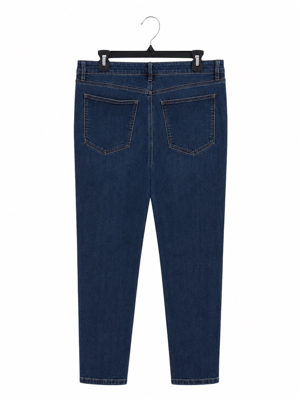 Ann Taylor The Skinny Curvy Fit Stretch Waist Ankle Jeans Size 12 Dark Wash - Picture 2 of 2
